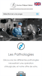 Mobile Screenshot of chirurgie-orthopedique-paris.com